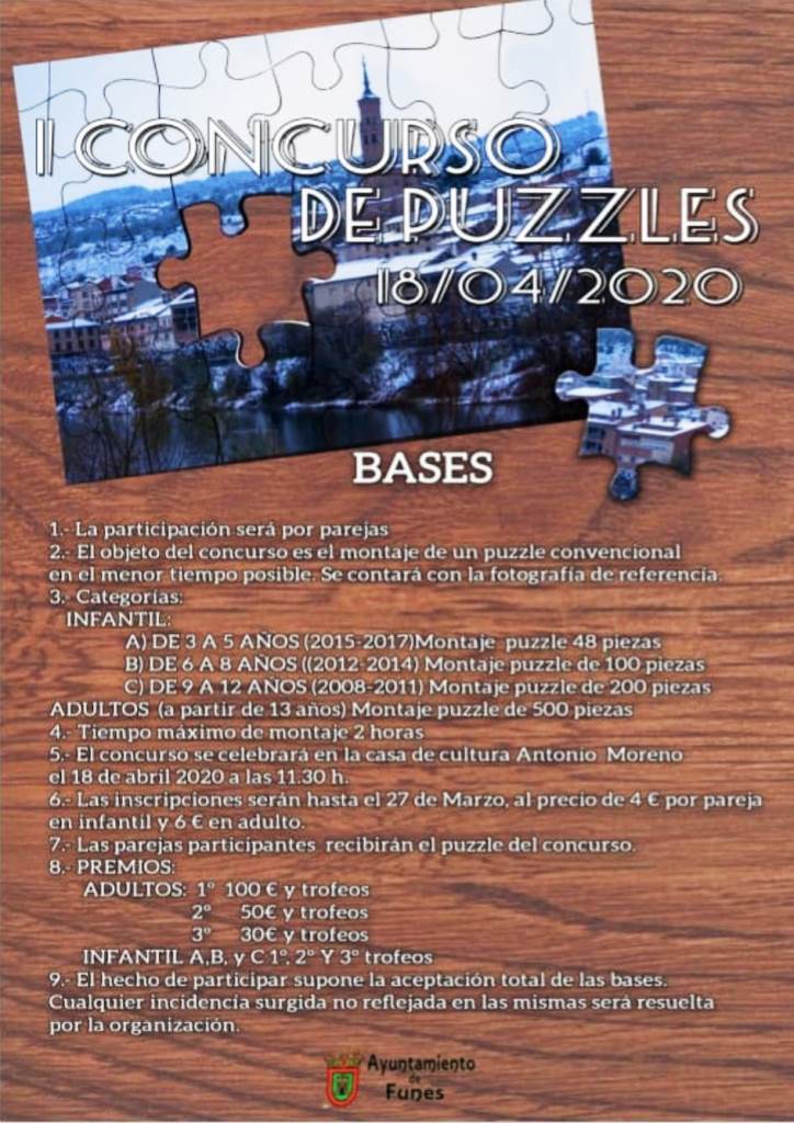 I Concurso de Puzzles de Funes