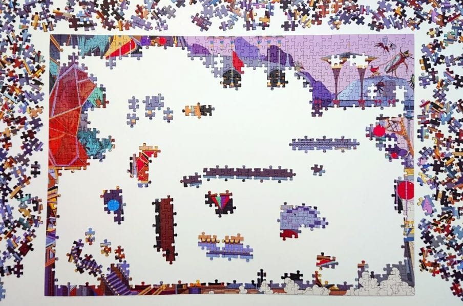 20-02-09a4 Cloudberries puzzle - Outpost - 1000 pieces