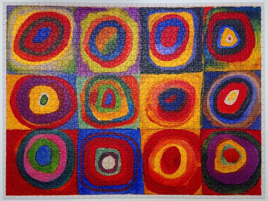 Ravensburger - Color Study of Squares and Circles, 1913 - 1500 pieces