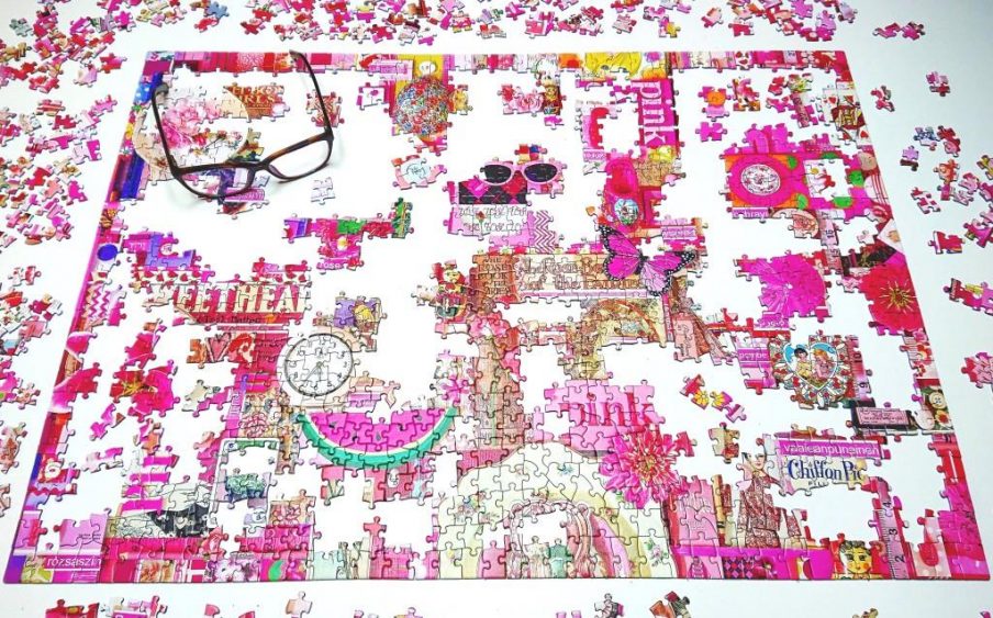 Puzzle Cobble Hill - Rainbow Collection - Pink - 1000 pieces