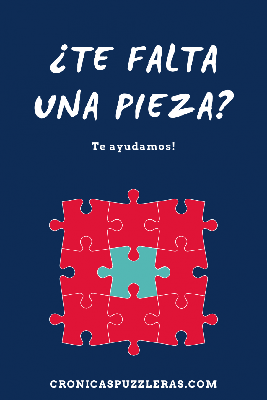 ¿Te falta una pieza? Te ayudamos