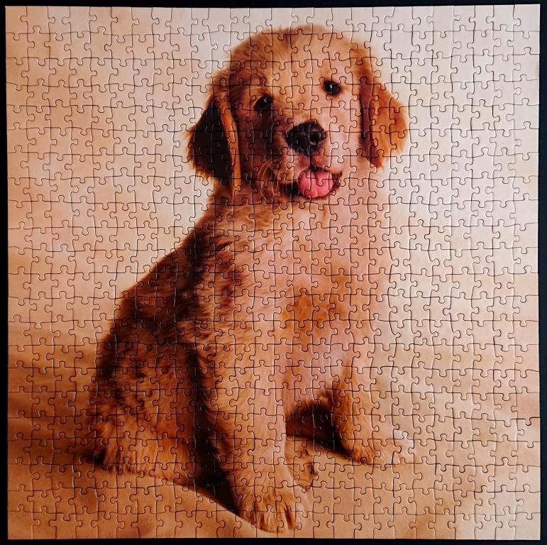 Ravensburger Puzzle - Golden Retriever Puppies - 500 pieces XL