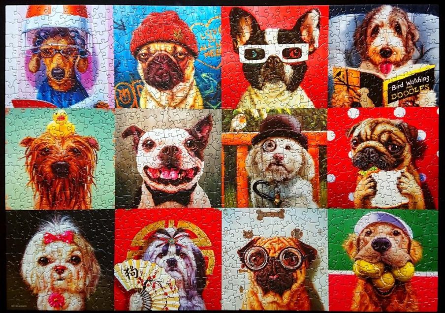 Eurographics Puzzle - Funny Dogs - 1000 pieces