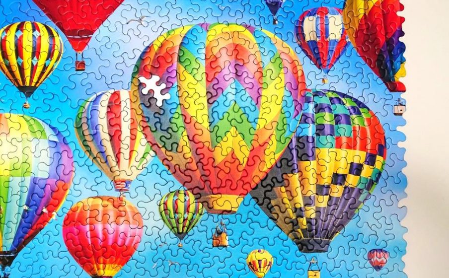 Trefl Puzzle - Crazy Shapes - Colorful Balloons - 600 pieces