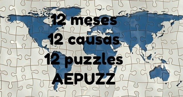 12 meses - 12 causas - 12 puzzles AEPUZZ