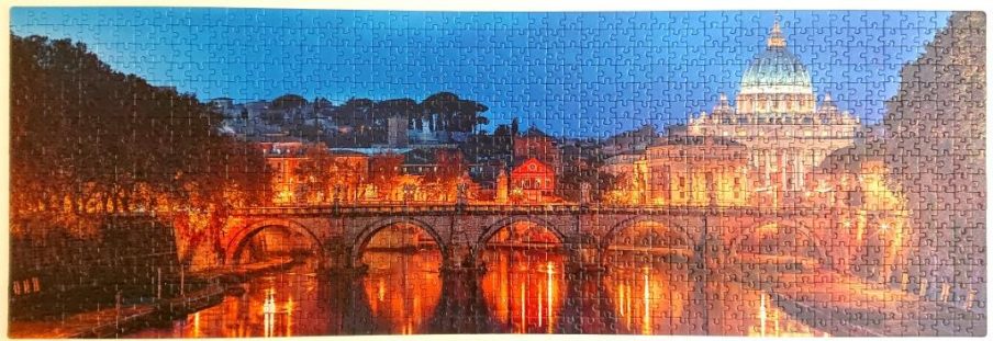 Clementoni Puzzle - 97680 - Fluorescent Rome - 1000 pieces