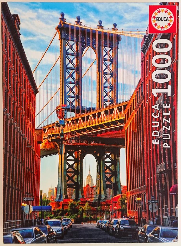 Educa Puzzle - 17100 - Puente de Manhattan, Nueva York - 1000 piezas