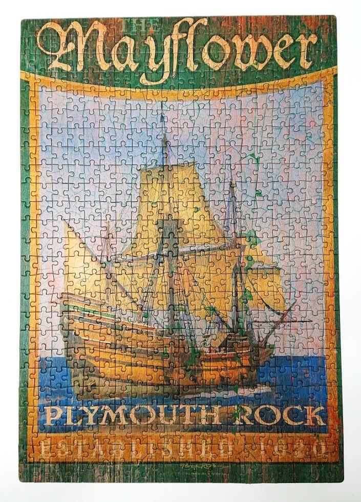 Clementoni Puzzle - 37039 - Wood Puzzle Mayflower - 500 pieces