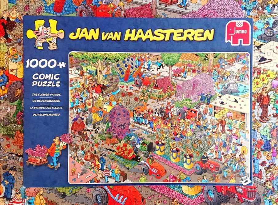 Jumbo Puzzle - Jan van Haasteren - The flower parade - 1000 pieces