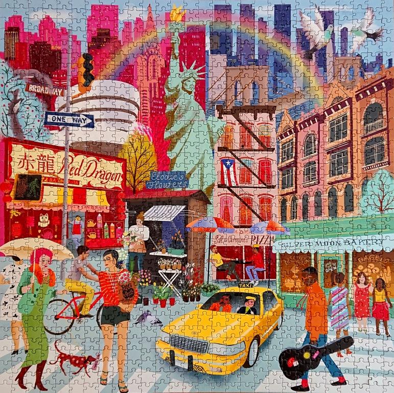 eeBoo Puzzle - New York City Life - 1000 pieces