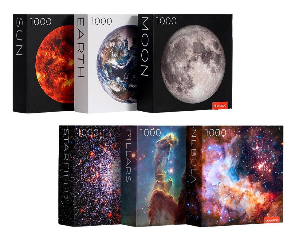 Space Puzzles - Blue Kazoo - Earth and Galaxy series - 1000 pieces