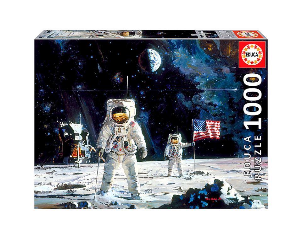 Space Puzzles - Educa - Frist Men on the Moon - 1000 pieces