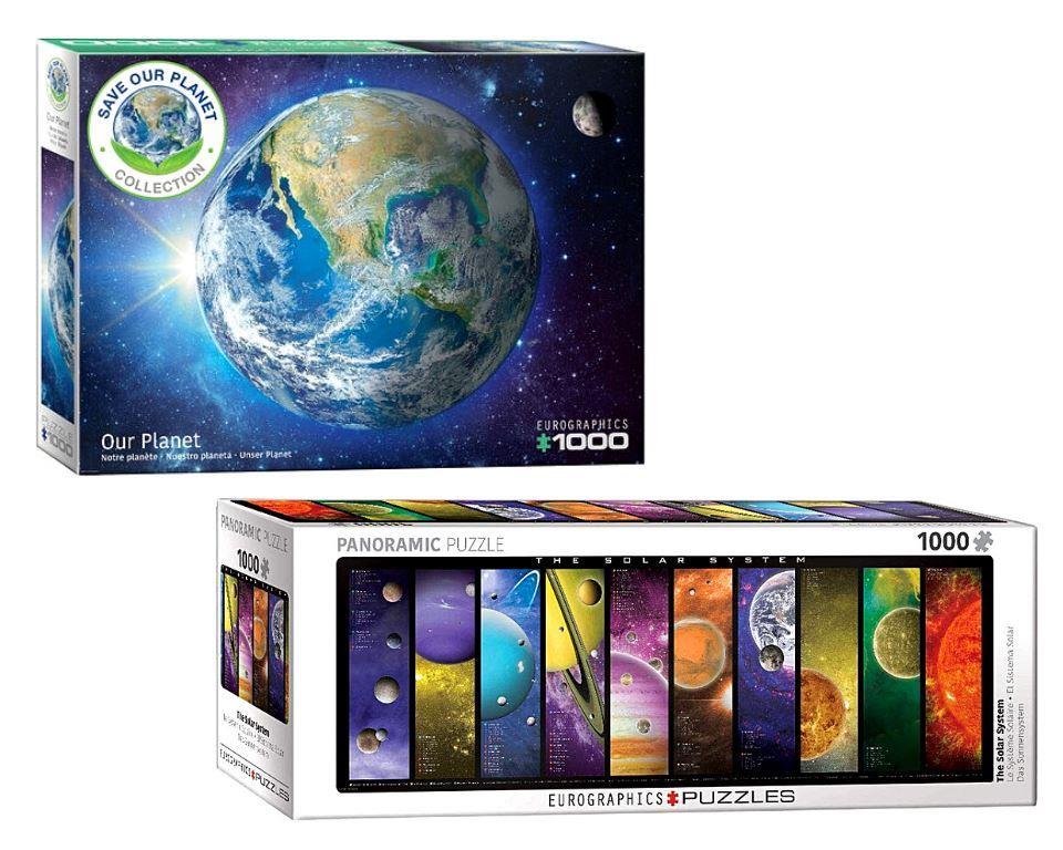 Space Puzzles - Eurographics - Our Planet and The Solar System - 1000 pieces