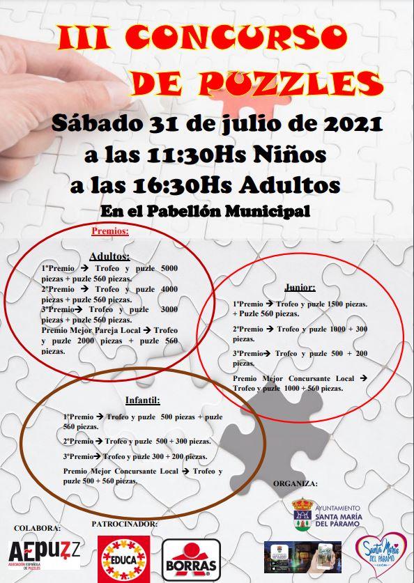 III Concurso de Puzzles Santa Maria del Paramo