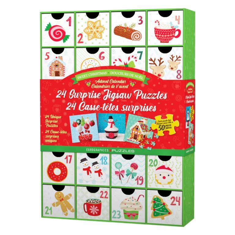 Eurographics Sweet Christmas Advent Jigsaw Puzzle Calendar