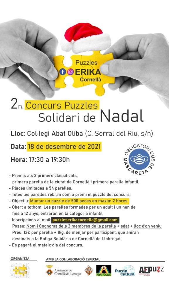 2n Concurs de Puzzles Solidari de Nadal