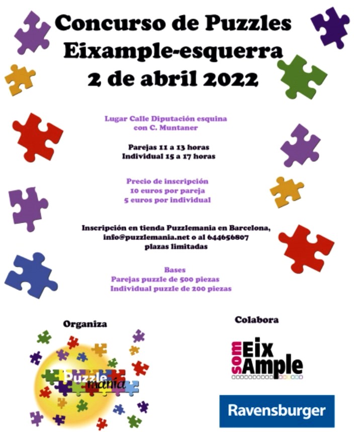 Concurso de Puzzles Eixample - Esquerra