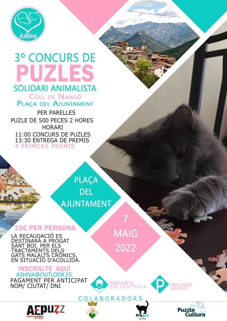 3º Concurs de Puzles Solidari Animalista