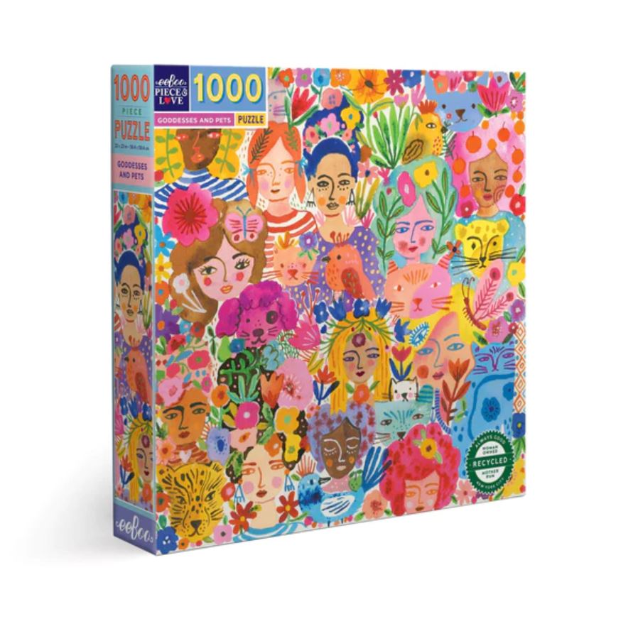 eeBoo - Goddesses and Pets Puzzle