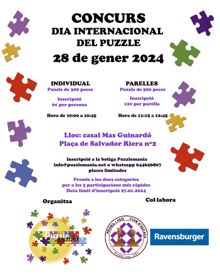 Concurso Dia Internacional del Puzzle