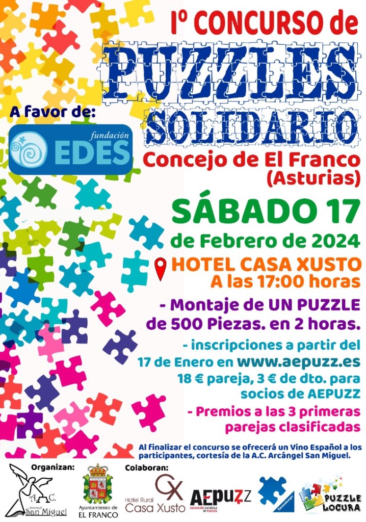 1º Concurso de Puzzles Solidario Consejo de El Franco