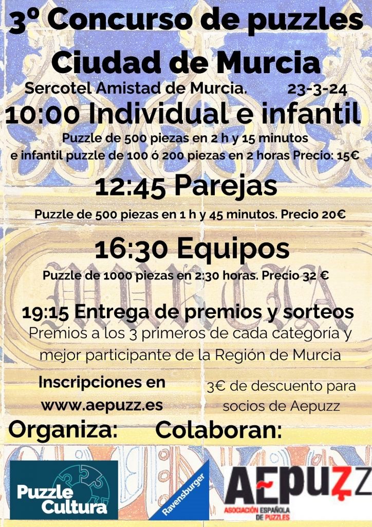 3º Concurso de Puzzles Ciudad de Murcia