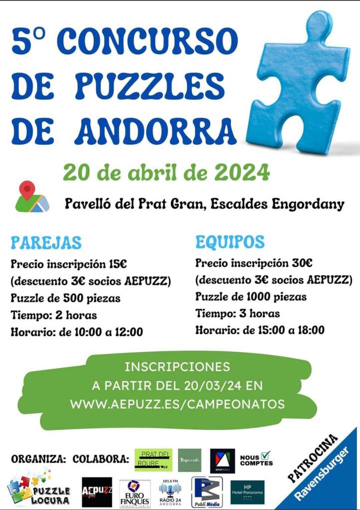 5º Concurso de Puzzles de Andorra