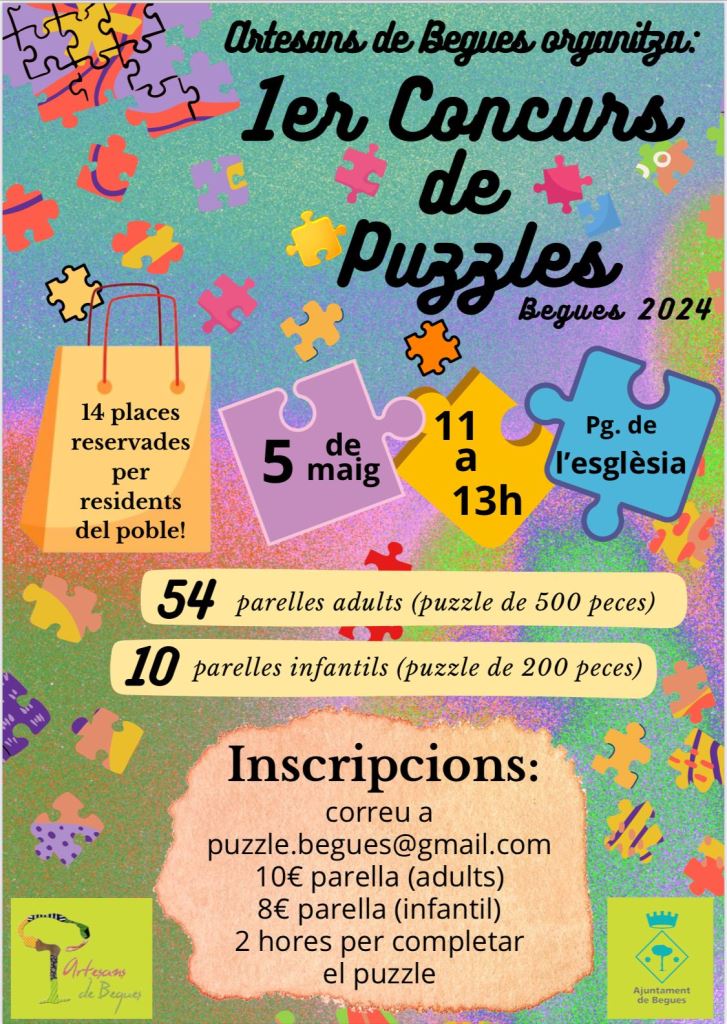 1er Concurso de Puzzles Artisans de Begues