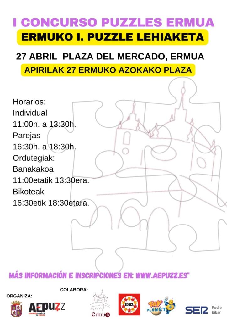 I Concurso de Puzzles Ermua