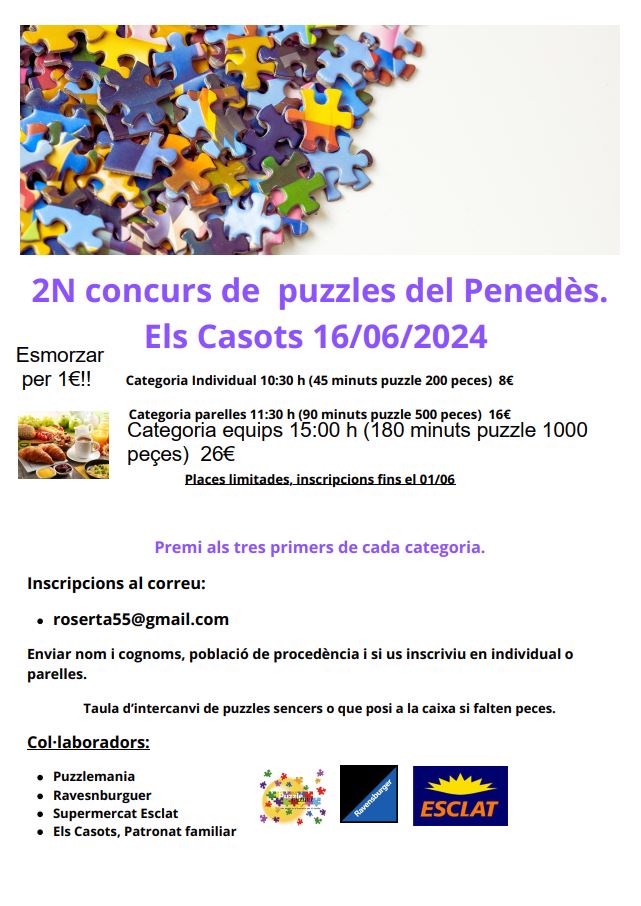 2do Concurso de Puzzles del Penedès