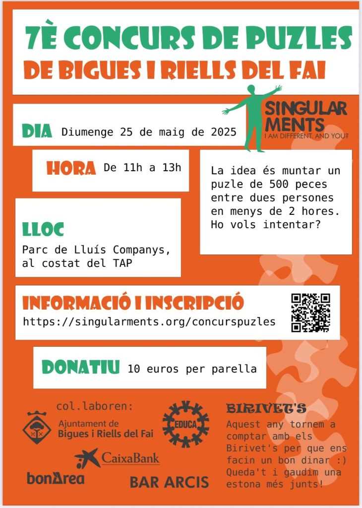 Concurso de Puzzles de Bigues i Riels del Fai