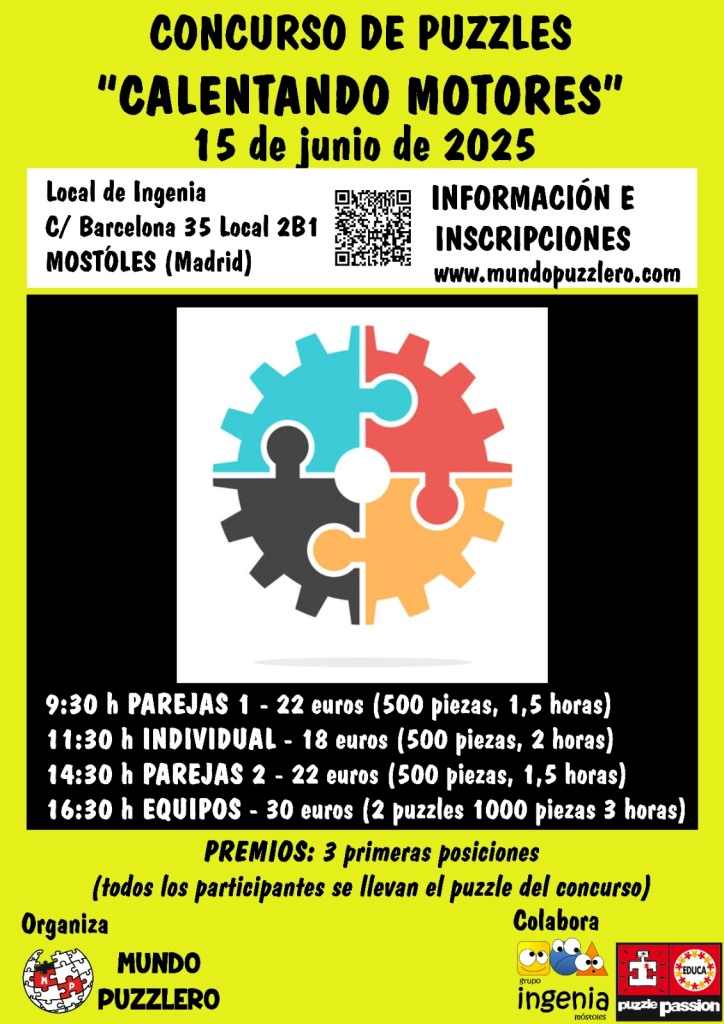 Concurso de Puzzles Calentando Motores