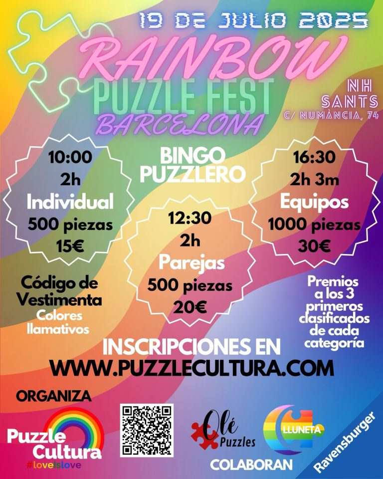 Rainbow Puzzle Fest Barcelona